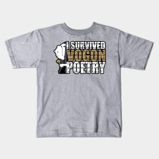 I survived Vogon poetry Kids T-Shirt